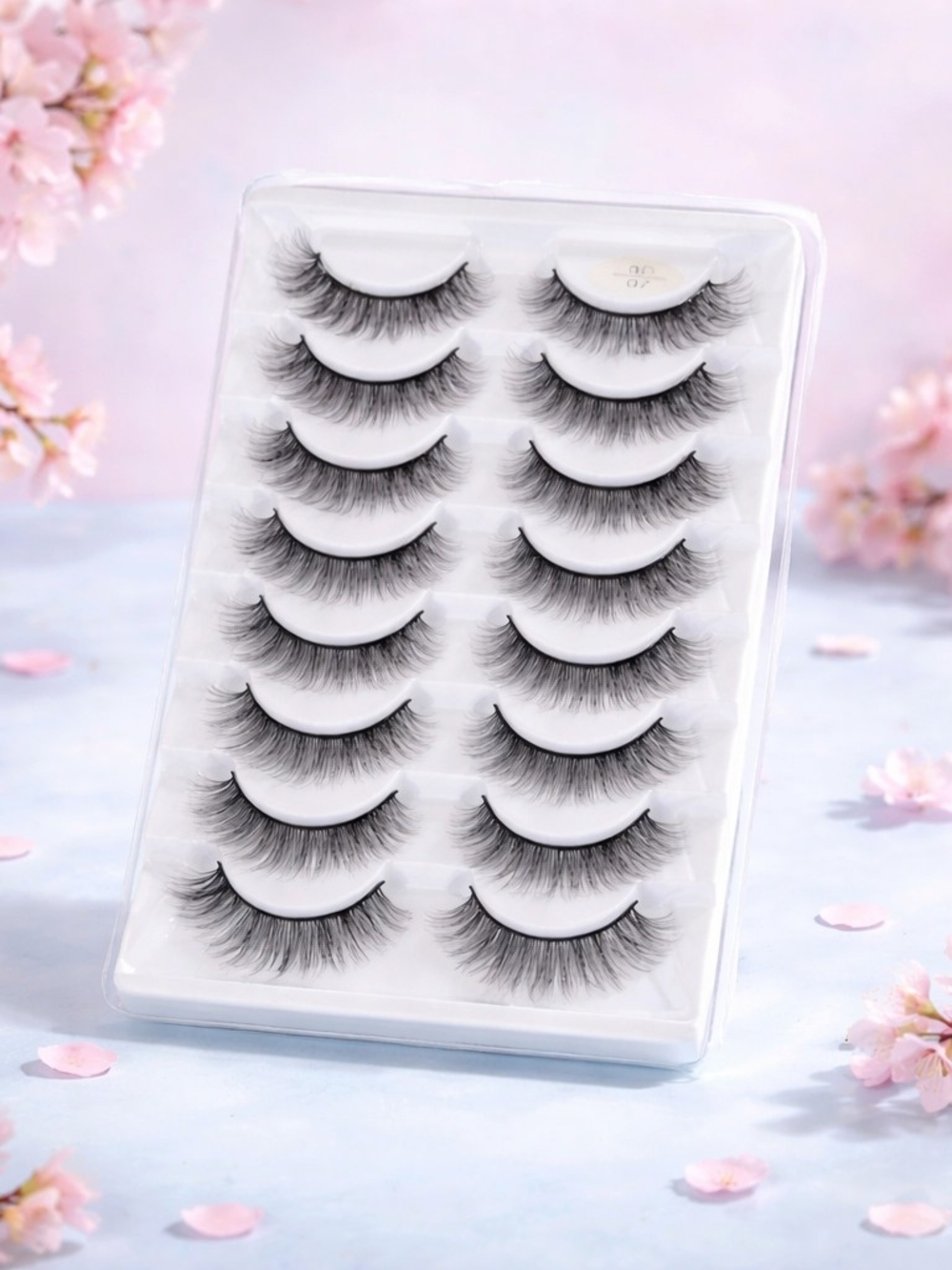 False Eyelash Set - Black Natural Volume (10 Pairs)